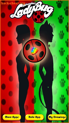 Ladybug coloring miracul cat screenshot