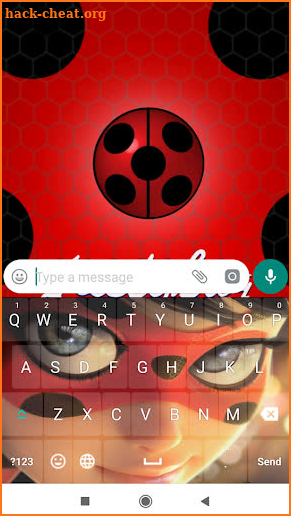 Ladybug Keyboard Theme Wallpaper HD screenshot