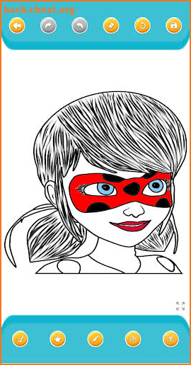 Ladybug miracul coloring book screenshot