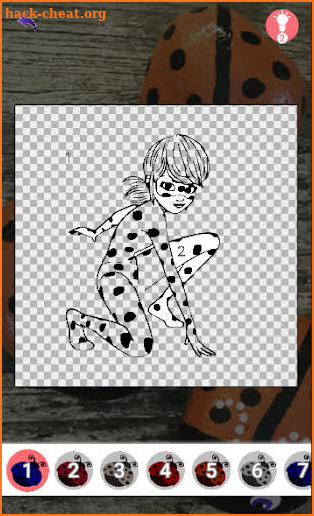 Ladybug Painting Mirculus Page screenshot