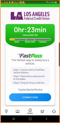 LAFCU FastPass screenshot