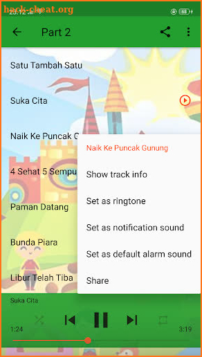 Lagu Anak TK TPA PAUD Terlengkap Offline screenshot