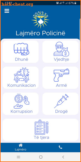 Lajmero Policine screenshot