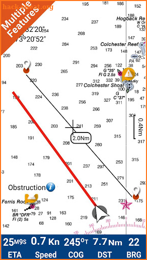 Lake Fork Texas GPS Fish Chart screenshot