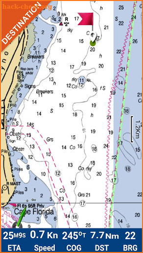 Lake Fork Texas GPS Fish Chart screenshot