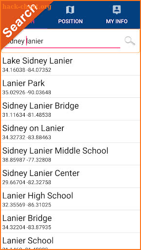 Lake Lanier GPS Offline Charts screenshot