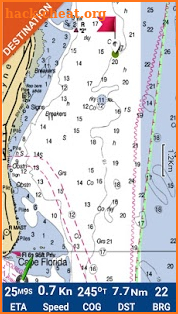 Lake Livingston Texas GPS Map screenshot