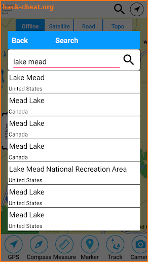 Lake Mead Offline GPS Nautical Charts screenshot