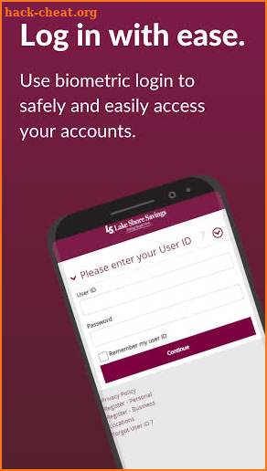 Lake Shore Savings Bank Mobile screenshot