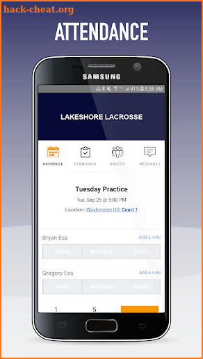 Lakeshore Lacrosse screenshot