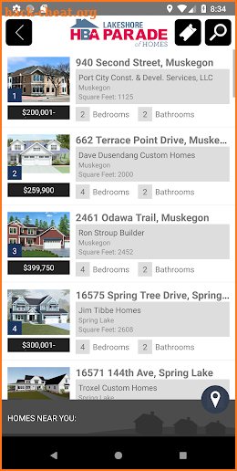 Lakeshore Parade of Homes screenshot