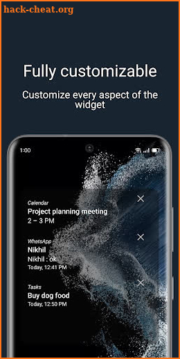 Lalitham Notification Widget screenshot