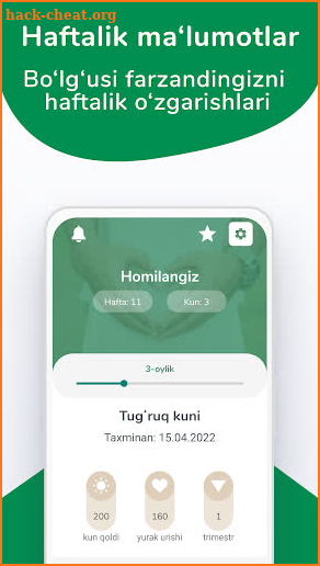 lalu: Homiladorlik kalendari screenshot