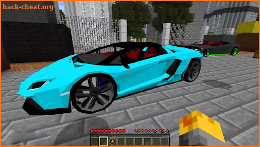 Lambo Gallardo for Minecraft cars MOD screenshot