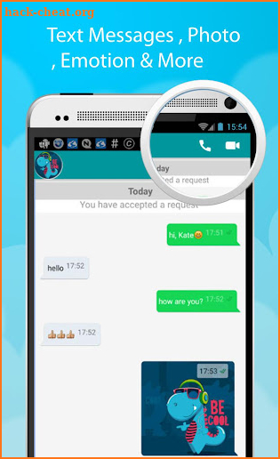 Lamon-Video calls and chat screenshot