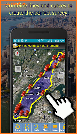 Land Calculator: Survey Area, Perimeter, Distance screenshot