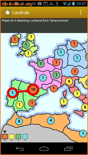 Landrule Strategy vs Risk screenshot