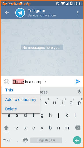 LanguageTool proofreader screenshot