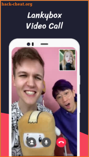 Lankybox Call 📱 Lankybox Video Call and Fake Chat screenshot