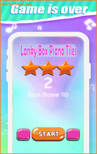 Lankybox Piano Tiles Game screenshot