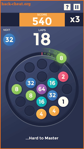 Laps Fuse: Puzzle with numbers screenshot