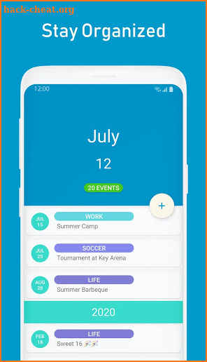 Lapse - Event Planning and Time Management Tool screenshot