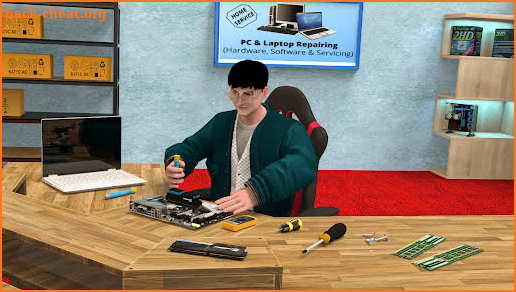 Laptop PC Tycoon Repair Games screenshot