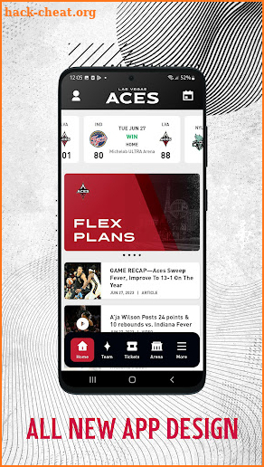 Las Vegas Aces App screenshot