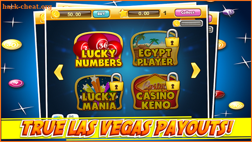 Las Vegas Keno Numbers Free screenshot