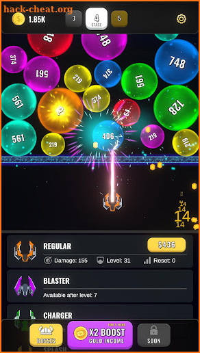 Laser Crush: Space Game screenshot