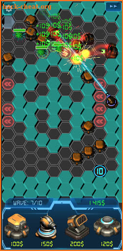 Laser Defense 2: Microbes Attack screenshot