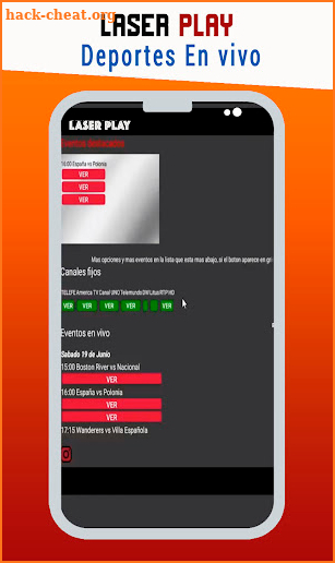 Laser play deportes screenshot