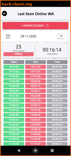 Last Seen Online WA - Online Tracker & Last Seen screenshot
