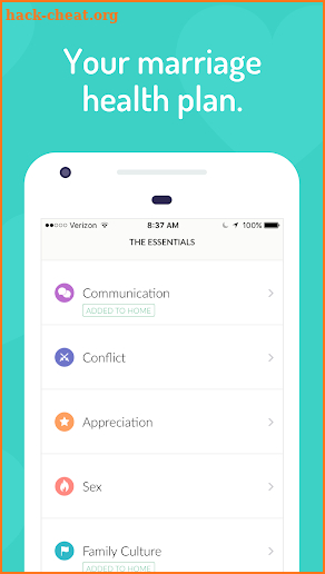 Lasting: Marriage Health App screenshot