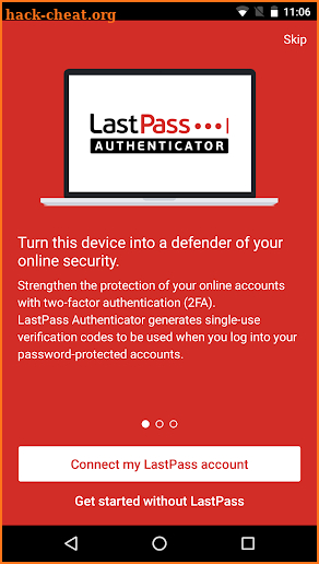 LastPass Authenticator screenshot