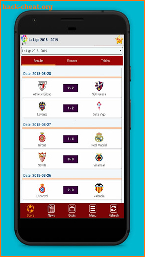 LastScore: Live Scores Football screenshot