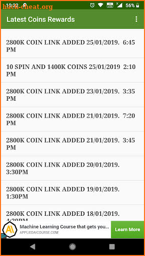 Latest Coins Rewads screenshot