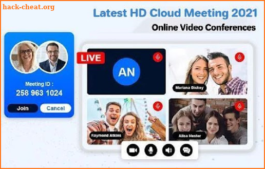 Latest Online HD Meeting Guide Video Conference screenshot