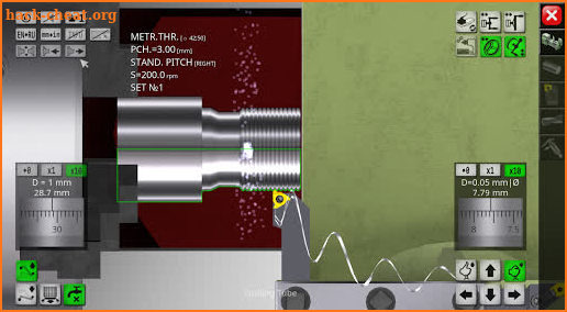 Lathe Simulator screenshot