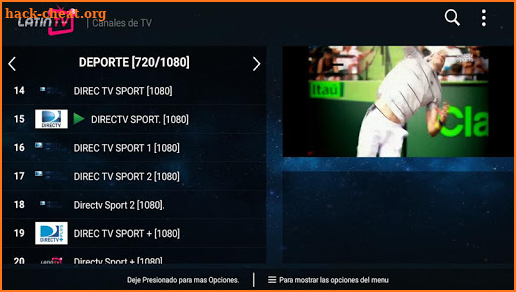 Latin TV Box 2.0 screenshot