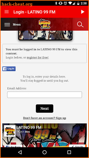 LATINO 99 FM PURA SALSA screenshot