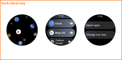 Launcher 3D Wear OS screenshot