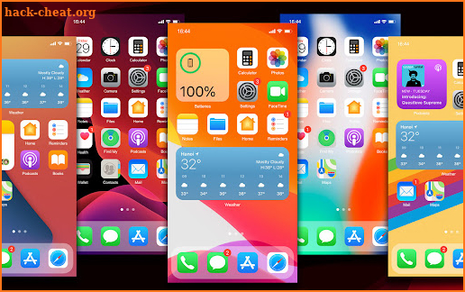 Launcher iPhone 15 , iOS 17 screenshot