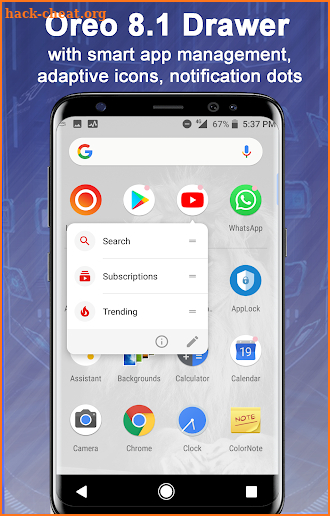 Launcher Oreo 8.1 screenshot