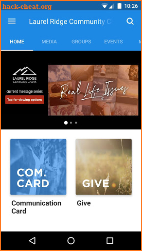 Laurel Ridge Community Church screenshot