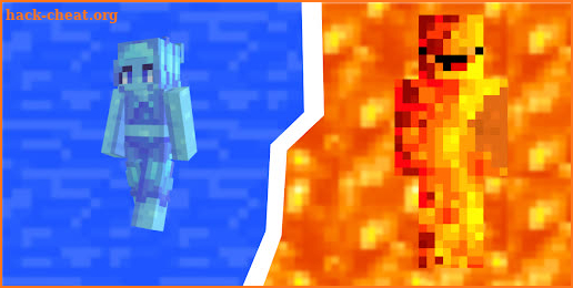 Lava And Water Skin for Minecraft screenshot