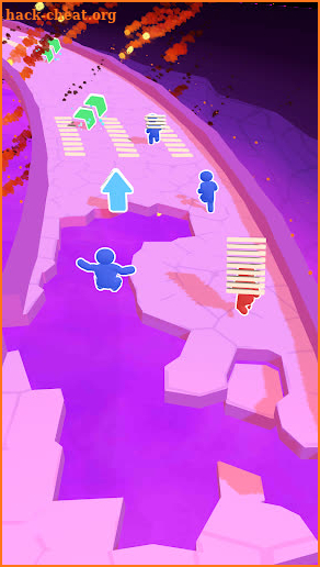 Lava Run 3D : Bridge Racing Game screenshot