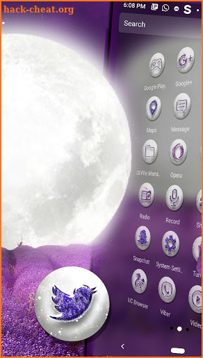 Lavender Moon Theme screenshot