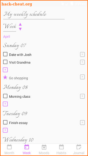 Laviolet Bullet Journal - Calendar, Habit Tracker screenshot