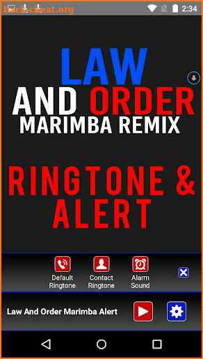 Law And Order Marimba Ringtone screenshot